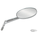GZP Oval mirror solid stem R/H