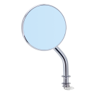 GZP Blue Glass Round 3" mirror 4" stem u