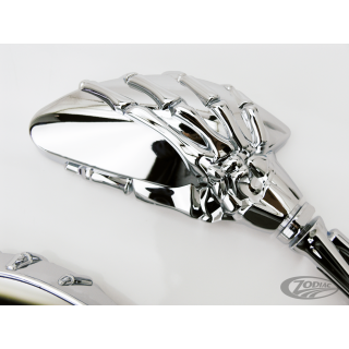 GZP Chrome mini reaper mirror set