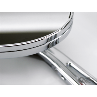 GZP Sport oval mirrors, white lens amber