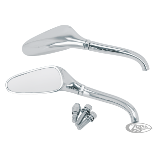 GZP Chr contoured style mirror set