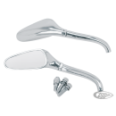 GZP Chr contoured style mirror set