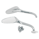 GZP Chr contoured style mirror set