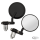 GZP Solo black 1" bar-end cafe mirrors