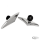 GZP Chr Fusion spear fairing mount mirro