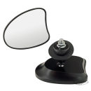 GZP Blk radium tprd frng mirrors FLH14-U