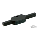 Black steel T-bar 3/8-24 thread