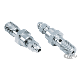 Banjo bolt w/bleeder nipple 3/8-24 Inox