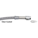 Clearcoated brake line 12" TUV