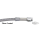 Clearcoated brake line 23" TUV