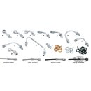 Ebony all black brake line 52" TUV