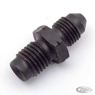 Black SS Brake line adapt. M10x1.25 3/8
