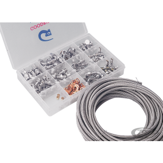 Goodridge shop kit Pro UNF chrome