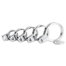 GZP Chrome Billet Alum. Cable clamp 1.25