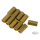 10pck Brass end 250" OD for .125" cable