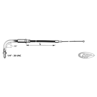 GZP Black BT90 LN=33" 90dgr idle
