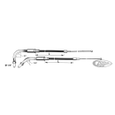 GZP Black BT96 LN=34" 90dgr throttle