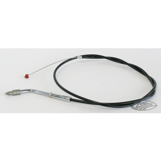Throttle cable black L=37" 135deg