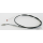 Throttle cable black L=37" 135deg