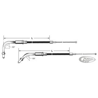 Barnett Black FLH96 LN=45" 90o idle