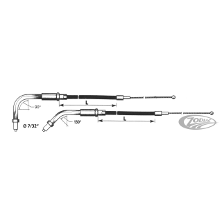 Barnett Black FLH02 LN=42" 90o idle