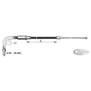 GZP Black XL88 LN=35" 135dgr throttle