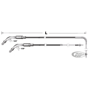 GZP Throttle cable BCC HSR86 LN=43"