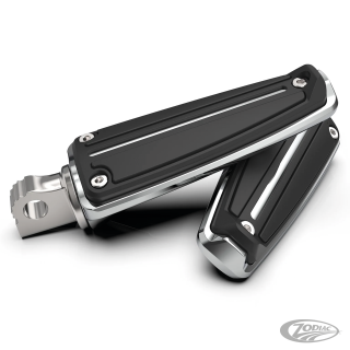 RAIL FOOTPEGS CHROME W/STD MALE MOUNTS