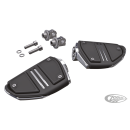 Twin Rail pegs CHROME W/STD MALE MOUNT