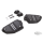 Twin Rail passenger footpegs ST18-up Blk