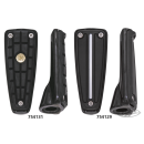 CMX FOOTPEGS BLACK W/O PEG SIDE CLEVIS