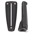 RAIL FOOTPEGS BLACK W/O PEG SIDE CLEVIS