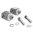 Chrome pass. footrest adapters ST18-up