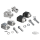 Chrome pass. footrest adapters ST18-up