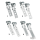 GZP Folding custom pegs W/clamp diamo