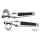 GZP Chrome clamp-on folding footpegs, pa