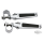 GZP Chrome clamp-on folding footpegs, pa