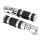 GZP Chrome folding billet passenger peg