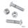 CHROME BOLT KIT PM & RSD PEGS