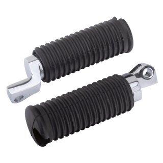 Chrome steel drop style rider foot pegs