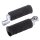 Chrome steel drop style rider foot pegs