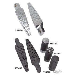 GZP Argyle toe peg Gloss black/raw cut