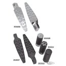 GZP Argyle toe peg Gloss black/raw cut