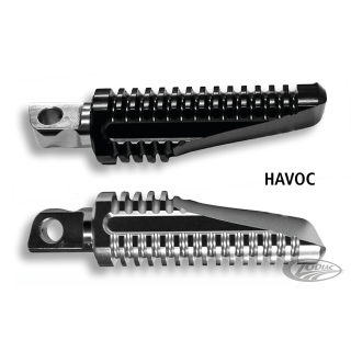Burly Havoc pegs clear anodised