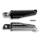 Burly Havoc pegs clear anodised