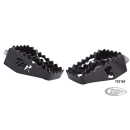 2Bros FXD/XL MX Footpeg SS Black