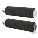 KNURLED RUBBER FTPGS, CHR