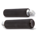Knurled Fusion Footpegs - Black