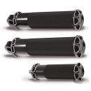 BEVELLED FUSION FOOTPEGS, BLK