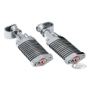 GZP Black diamond footpeg set, Clamp mou